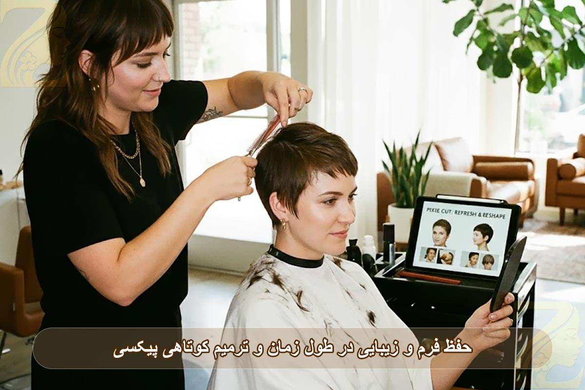 حفظ فرم، زیبایی و ترمیم کوتاهی پیکسی در طول زمان