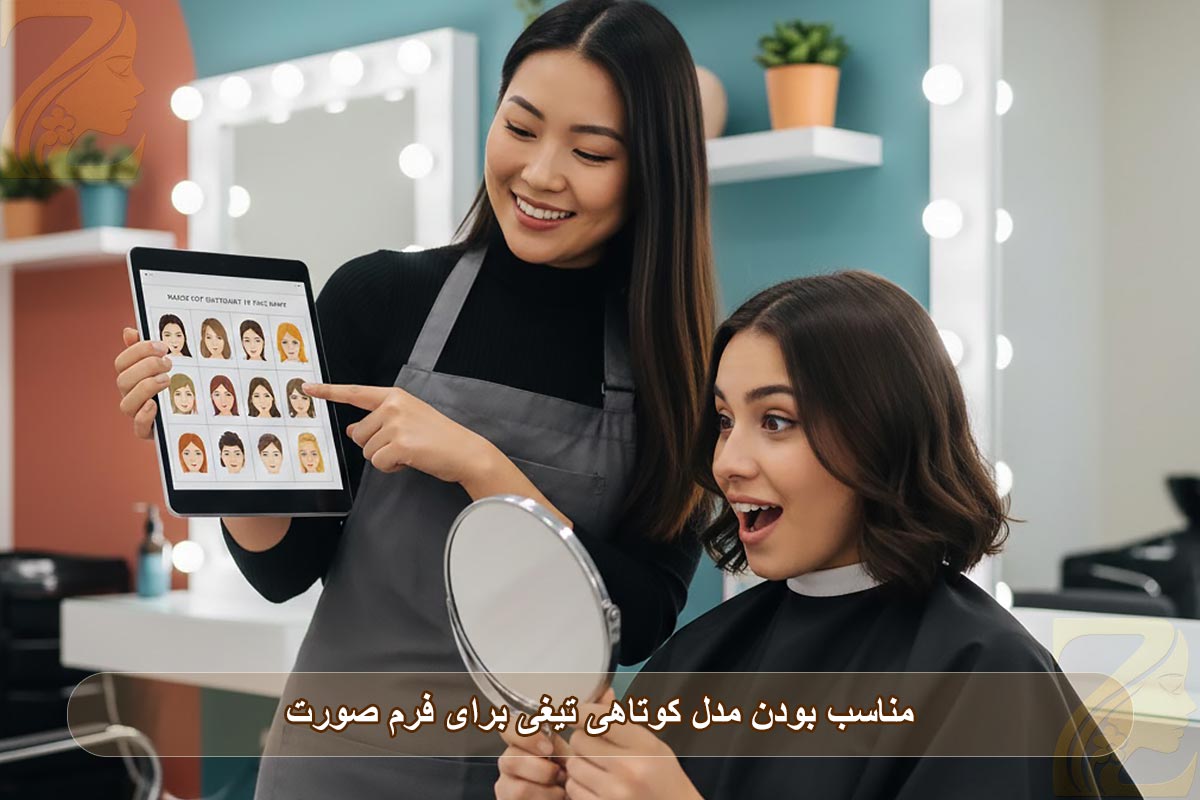 مناسب بودن مدل تیغی برای فرم صورت